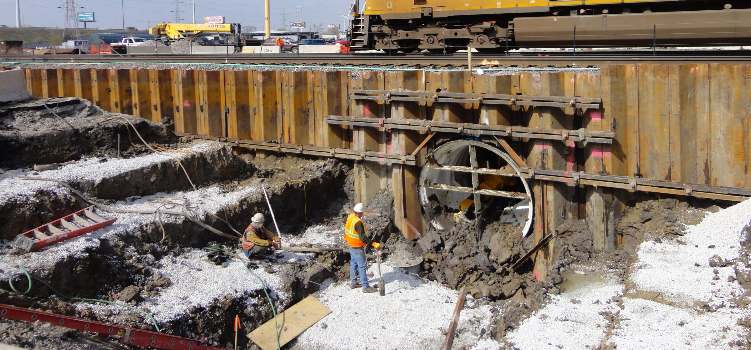 Excavator Boring System